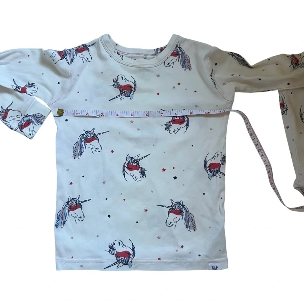 GAP| Kids Unicorn Long Sleeve Pajama Sets - Size 5 years